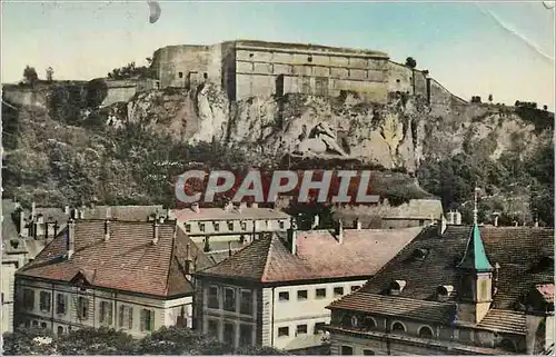 Moderne Karte Belfort (T de B) Image de France Le Chateau et le Lion