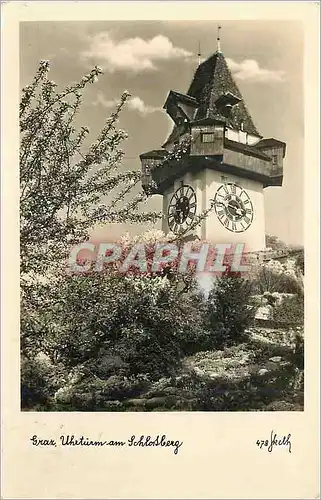 Cartes postales moderne Graz Uheturm am Schlosberg