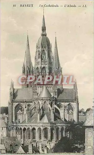 Ansichtskarte AK Bayeux la Cathedrale l'Abside