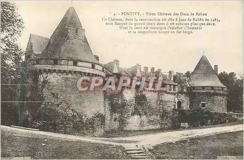 Ansichtskarte AK Pontivy Vieux Chateau des Ducs de Rohan