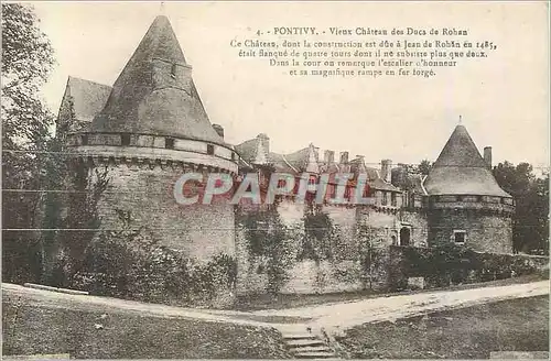 Cartes postales Pontivy Vieux Chateau des Ducs de Rohan