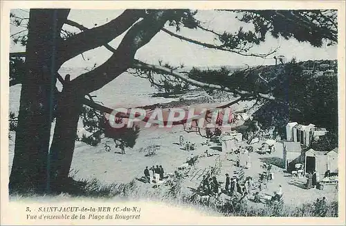 Cartes postales Saint Jacut de la Mer (C du N) Vue d'Ensemble de la Plage du Rougeret