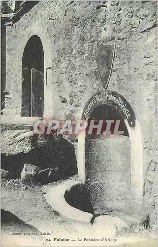 Cartes postales Falaise la Fontaine d'Arlette