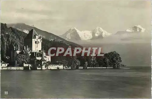 Moderne Karte Oberhofen am Thunersee