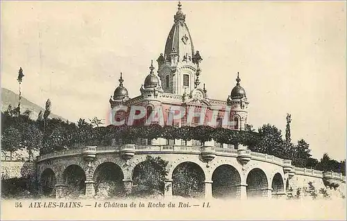 Cartes postales Aix les Bains le Chateau de la Roche du Roi