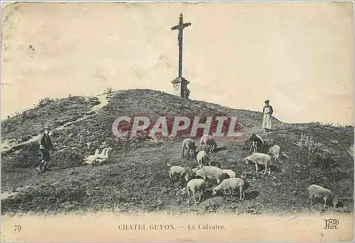 Cartes postales Chatel Guyon le Calvaire Moutons