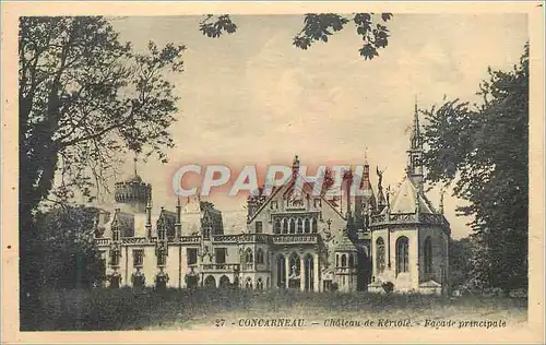 Cartes postales Concarneau Chateau de Keriole Facade Principale