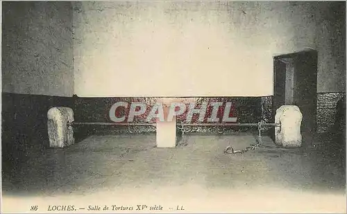 Cartes postales Loches Salle de Tortures XVe siecle