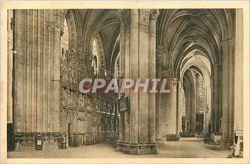 Cartes postales Chartres Interieur de la Cathedrale le Deambulatoire la Douce France