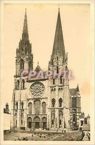 Ansichtskarte AK Chartres la Cathedrale la Douce France