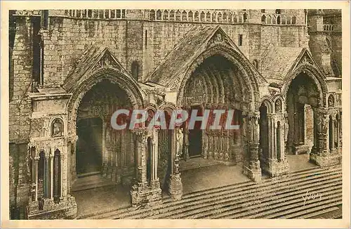 Cartes postales Chartres le Portail Nord la Douce France