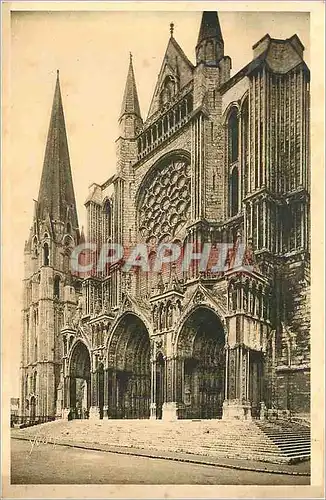 Cartes postales Chartres le Portail Sud et la Vieille Tour