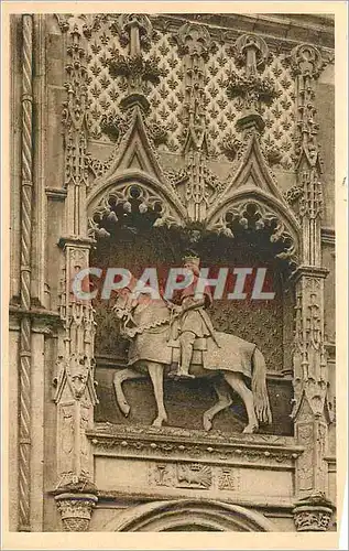 Cartes postales Chateau de Blois Statue Equestre e Louis XII la Douce France Chateaux de la Loire