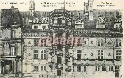 Ansichtskarte AK Blois (L et C) le Chateau Francois Ier Facade Interieure