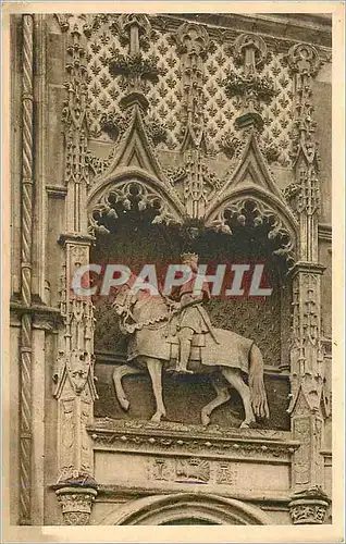 Ansichtskarte AK Chateau de Blois Statue Equestre de Louis XII la Douce France Chateaux de la Loire