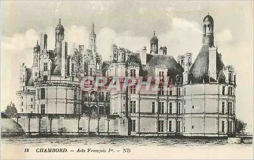 Ansichtskarte AK Chambord Aile Francois Ier