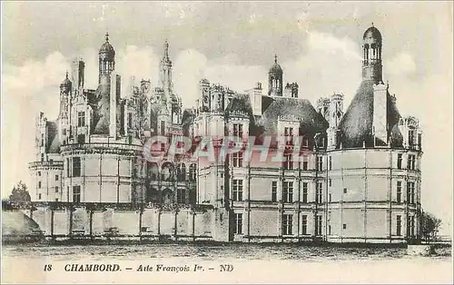 Cartes postales Chambord Aile Francois Ier