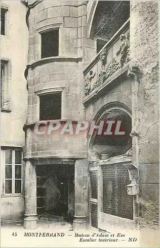 Ansichtskarte AK Montferrand Maison d'Adam et Eve Ecalier Interieur