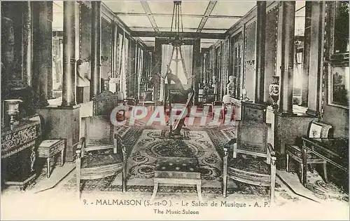 Cartes postales Malmaison (S et O) le Salon de Musique