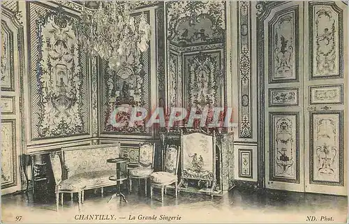 Cartes postales Chantilly la Grande Singerie