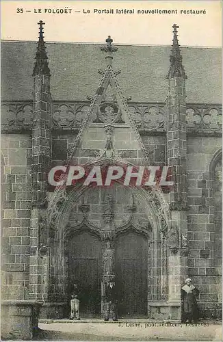 Cartes postales le Folgoet le Portail Lateral Nouvellement Restaure