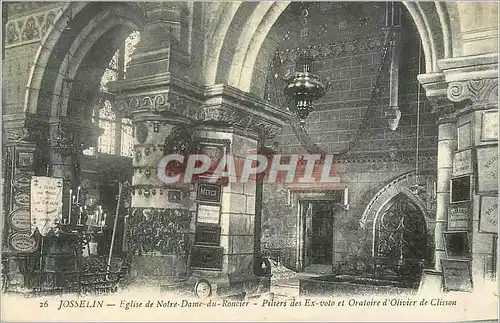 Cartes postales Josselin Eglise de Notre Dame du Roncier