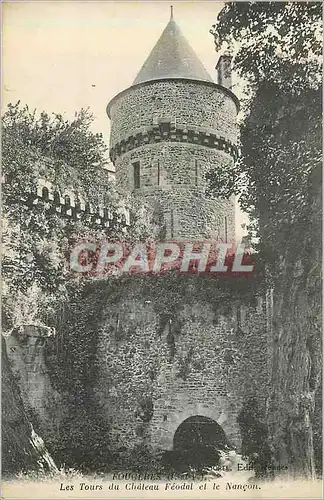 Cartes postales Fougeres les Tours du Chateau Feodal et le Nancon