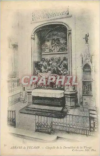 Ansichtskarte AK Abbaye de Fecamp Chapelle de la Dormition de la Vierge  (carte 1900)