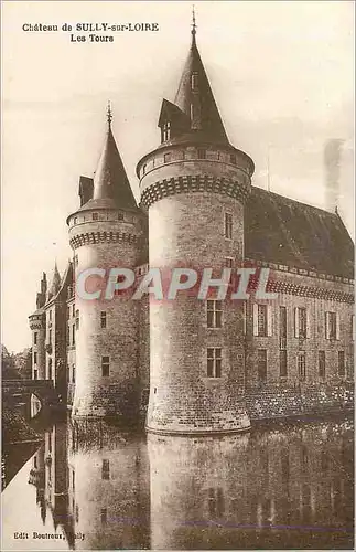 Cartes postales Chateau de Sully sur Loire les Tours