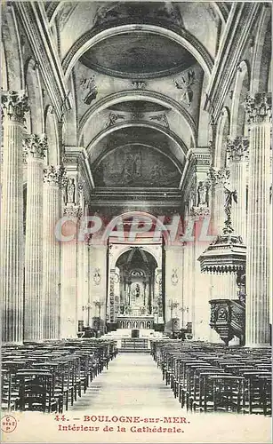 Cartes postales Boulogne sur Mer Interieur de la Cathedrale