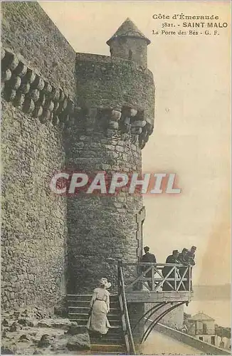 Ansichtskarte AK Saint Malo Cote d'Emeraude la Porte des Bes