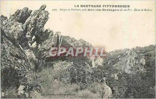 Cartes postales la Bretagne Pittoresque Gorges de Poulancre pres Mur de Bretagne