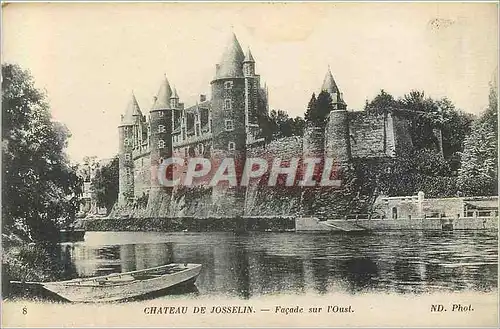 Ansichtskarte AK Chateau de Josselin Facade sur l'Oust