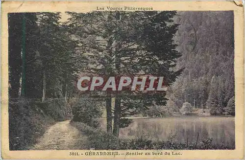 Cartes postales Gerardmer Sentier au Bord du Lac