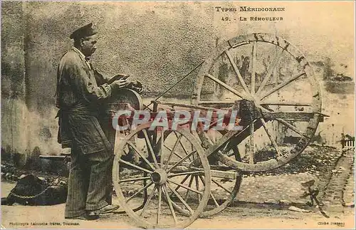 REPRO Types Meridionaux le Renouleur Folklore