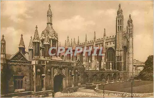 Cartes postales Cambridge Kings College Chapel Gateway