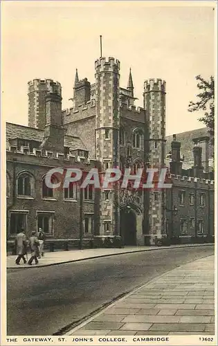 Ansichtskarte AK Cambridge the Gateway St John's College