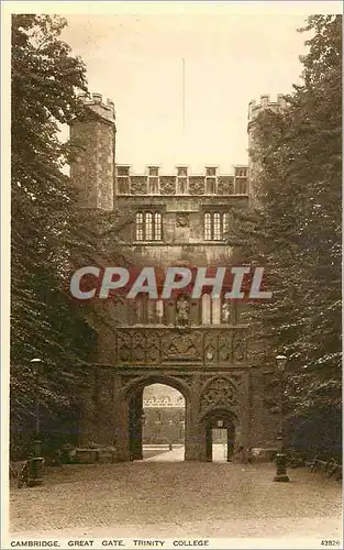 Cartes postales Cambridge Great Gate Trinity College