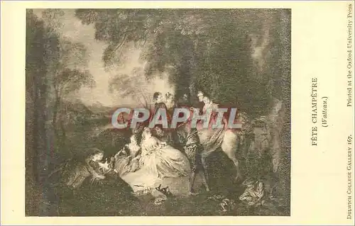 Ansichtskarte AK Dulwich College Gallery fete Champetre (Watteau)