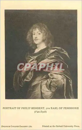 Ansichtskarte AK Dulwich College Gallery Portrait of Philip Herbert 5th Earl of Pembroke