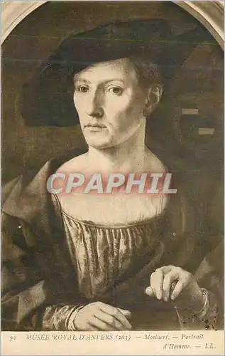 Cartes postales Musee Royal d'Anvers Portrait d'Homme
