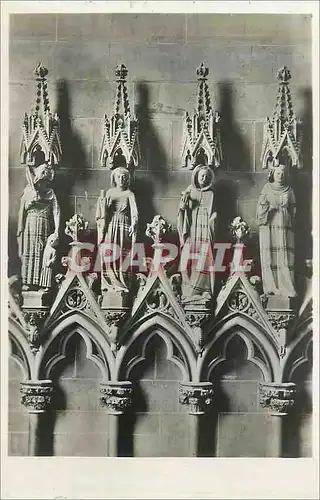 Cartes postales moderne Freiburg B Munster Linke Seite der Vorhalle