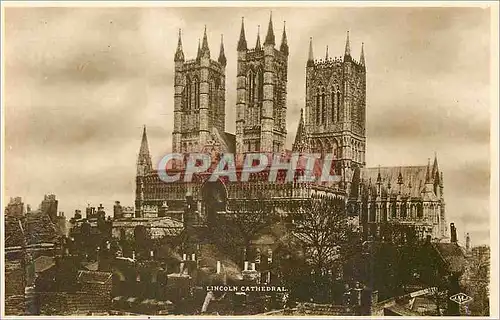 Ansichtskarte AK Lincoln Cathedral