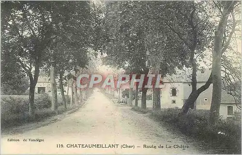 Ansichtskarte AK Chateaumeillant (Cher) Route de la Chatre