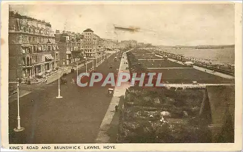 Cartes postales Hove King's Road and Brunswick Lawns