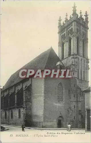 Ansichtskarte AK Moulins l'Eglise Saint Pierre