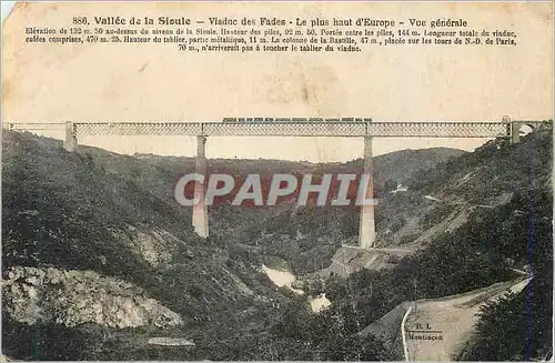 Ansichtskarte AK Vallee de la Sioule Viaduc des Fades