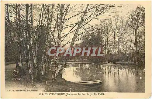 Ansichtskarte AK Chateauroux (Indre) le Lac du Jardin Public