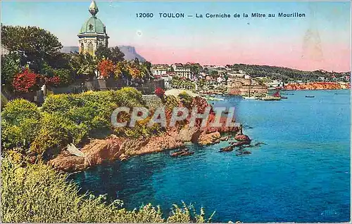 Cartes postales Toulon la Corniche de la Mitre au Mourillon