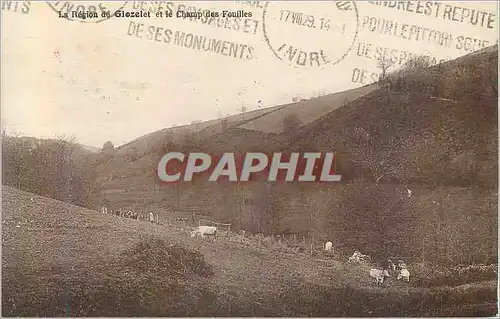 Cartes postales la Region de Giozelet et le Champ des Fouilles